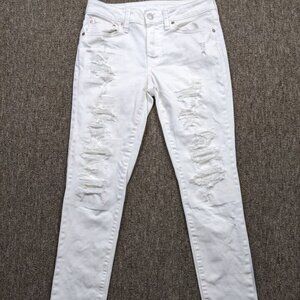 AMERICAN EAGLE Men's Ripped Jeans ¦ WHITE ⚪¦ Size 32/34